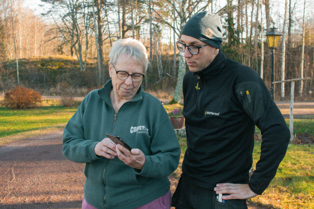 Solaredge App till solceller batteri