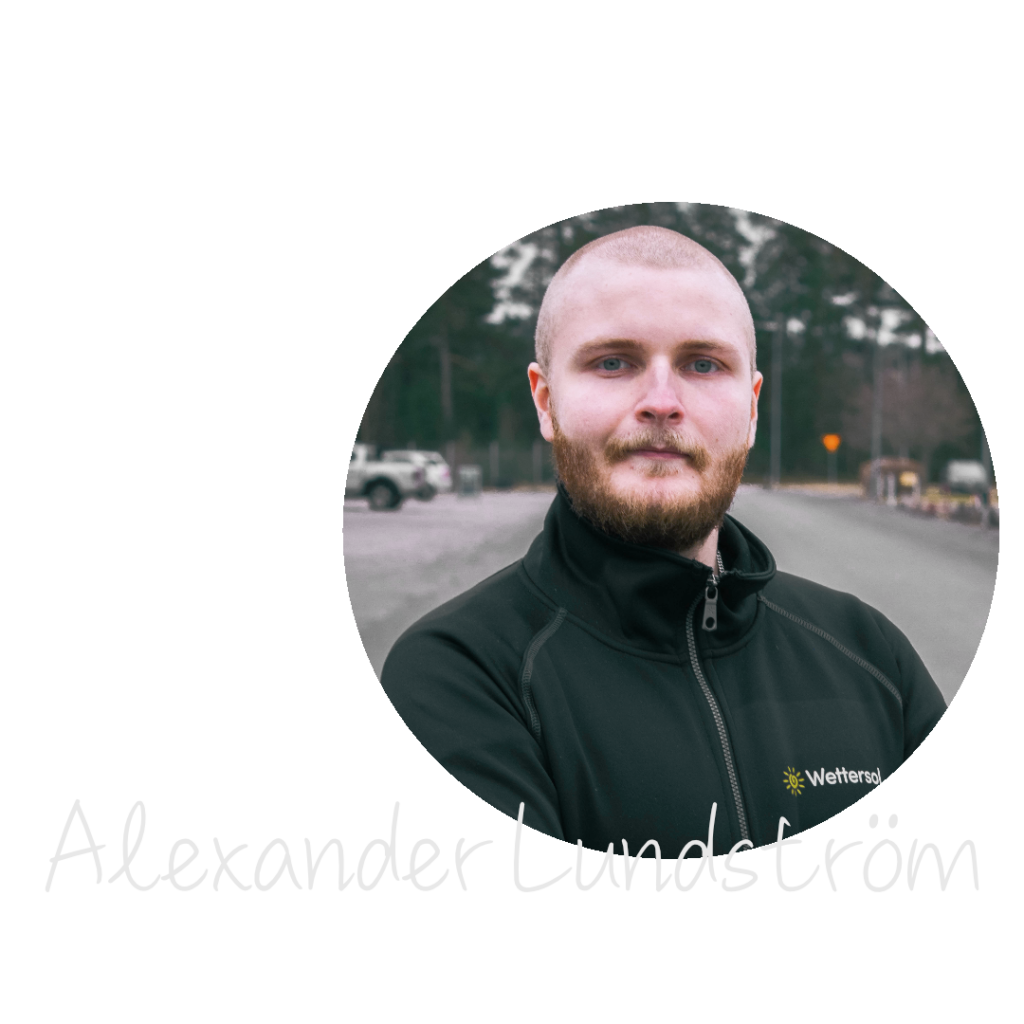 Wettersols solcellsprojektör Alexander Lundström