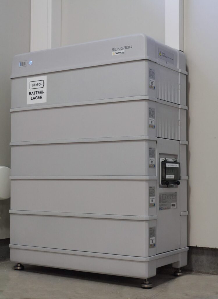 Batteri från Sungrow installerat i Jönköping av Wettersol