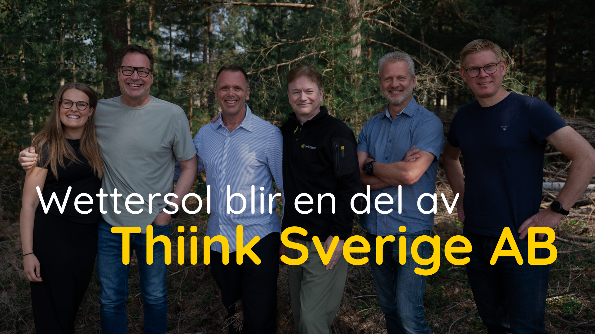 Wettersol blir en del av energikoncernen Thiink Sverige AB