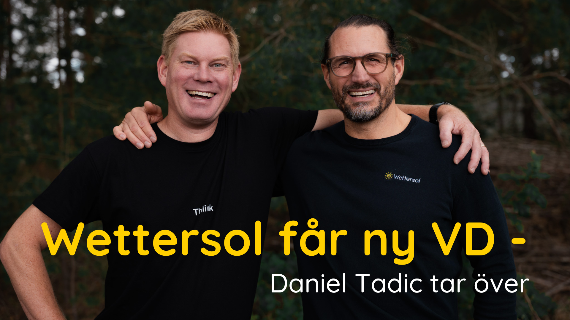 Wettersol får ny VD - Daniel Tadic tar över efter Magnus Juvén